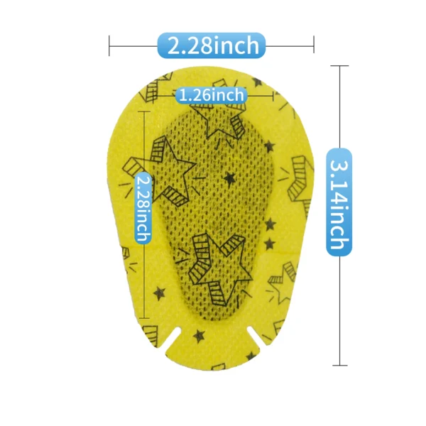 Bande adhésive respirante jetable, 40 pièces, nouveau Design, Bandage coloré, tampon pour les yeux stérile, protection oculaire paresseuse – Image 3